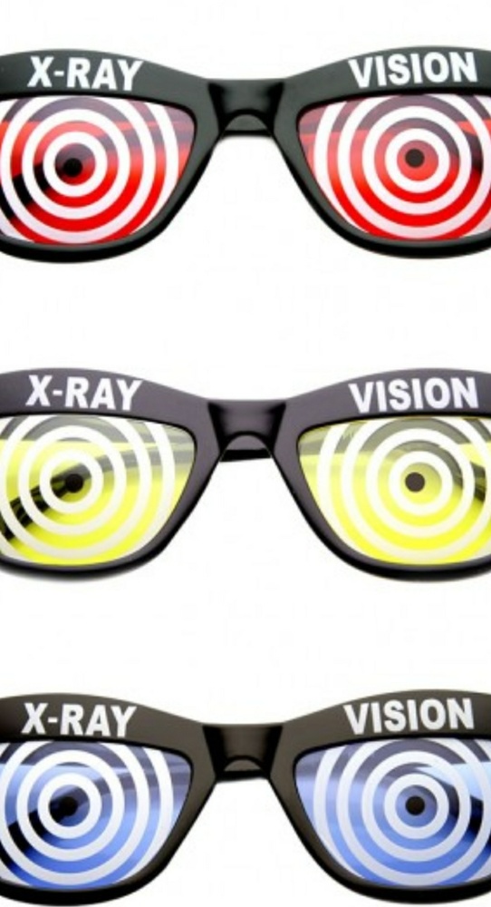 🎉ON SALE!! Novelty X-Ray Vision Sunglasses Kistch Costume Fun - Picture 7 of 7